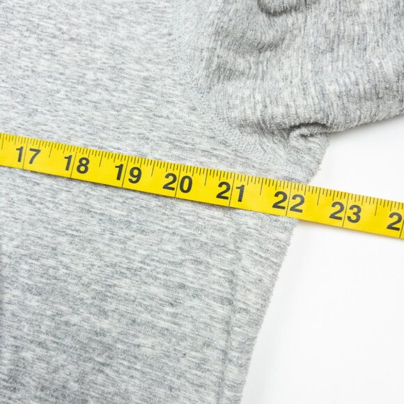 Wings + Horns Hoodie Men's Large Gray Full Zip Sweatshirt Static Dobby Slubby - Picture 12 of 12